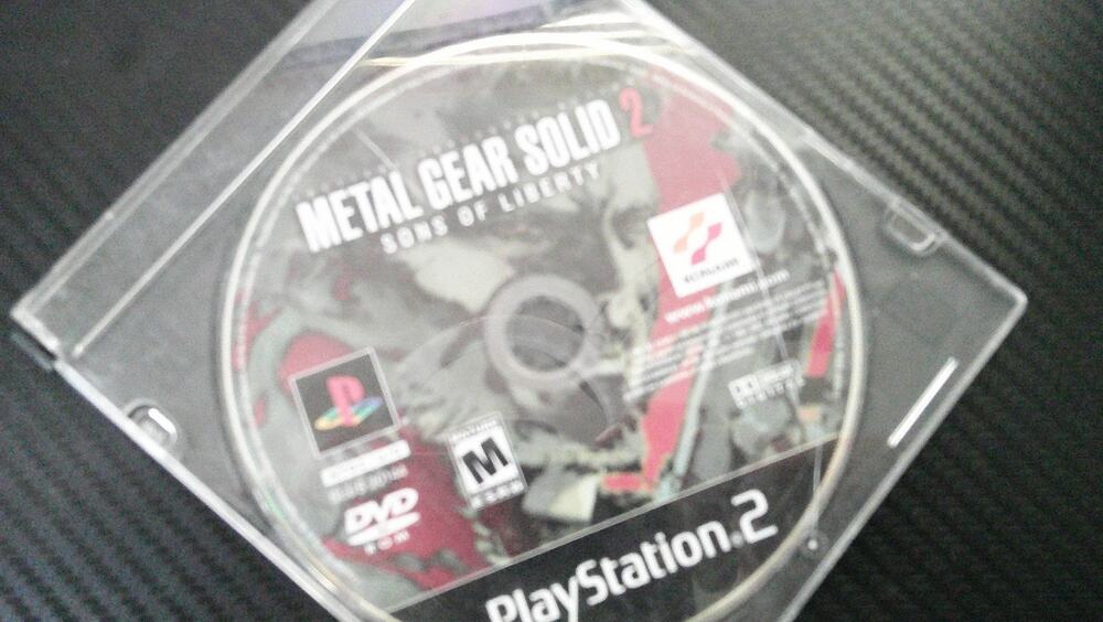 metal gear solid 2 sons of liberty ps2 disc only